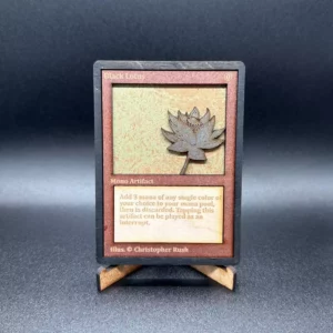 Black Lotus 3D Wooden Card