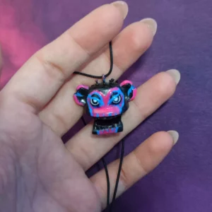 Jinx neon UV necklace from Arcane League of Legends