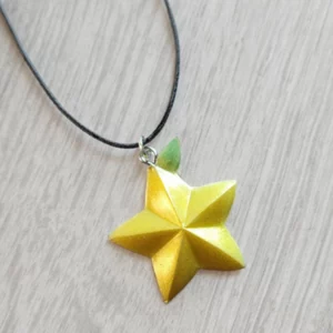 Inspired Paopu Fruit pendant Kingdom Hearts Necklace