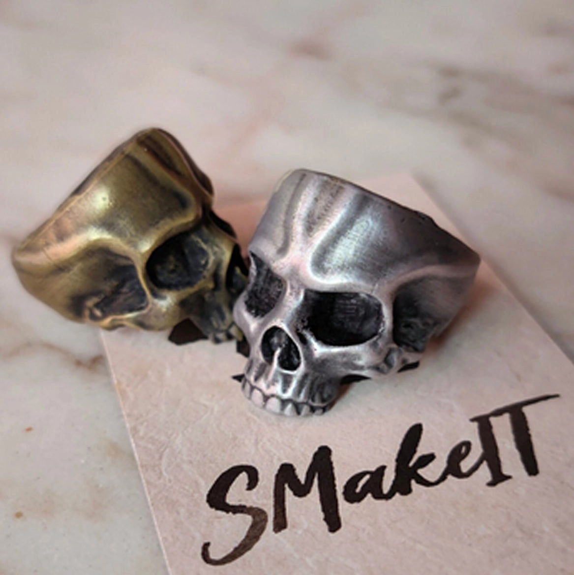 Wounded Skull Handmade