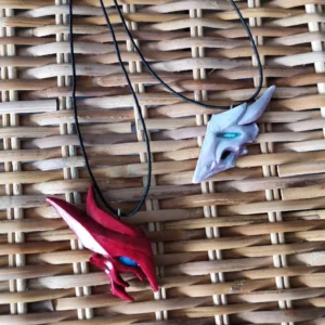 Fan Art Yasuo and Yone LOL Inspired Necklace