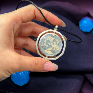 Ekko Powder Jinx – Arcane Silver Plated Necklace Spinning Pendant